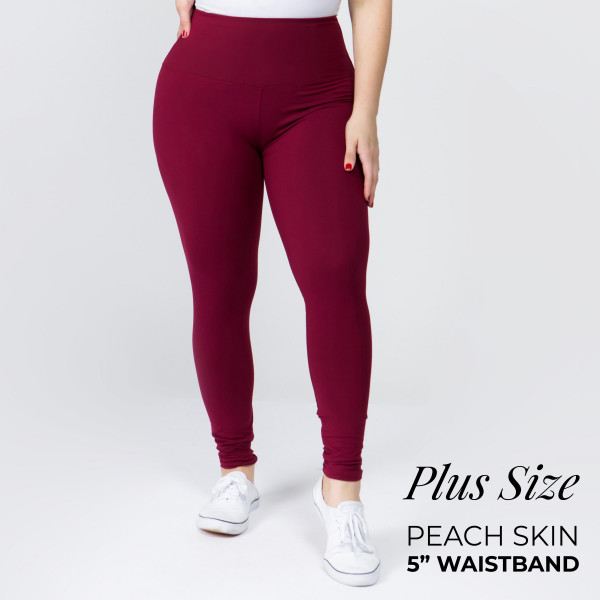 Wholesale plus Mix Brand peach skin leggings seamless chic must have every ward