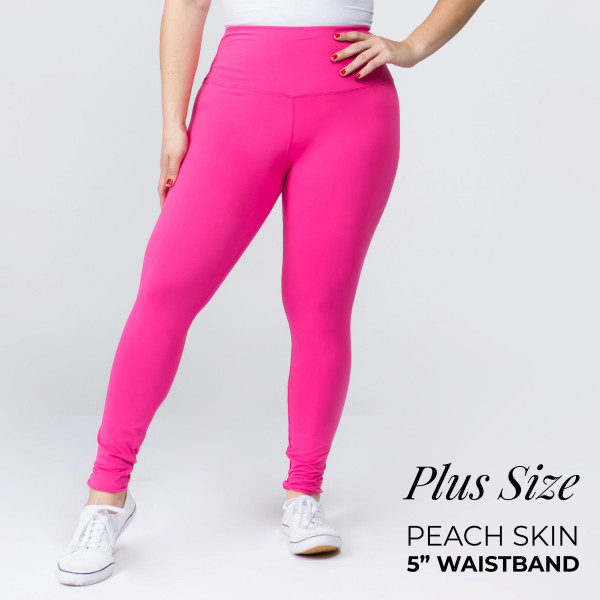 Wholesale plus Mix Brand peach skin leggings seamless chic must have every ward