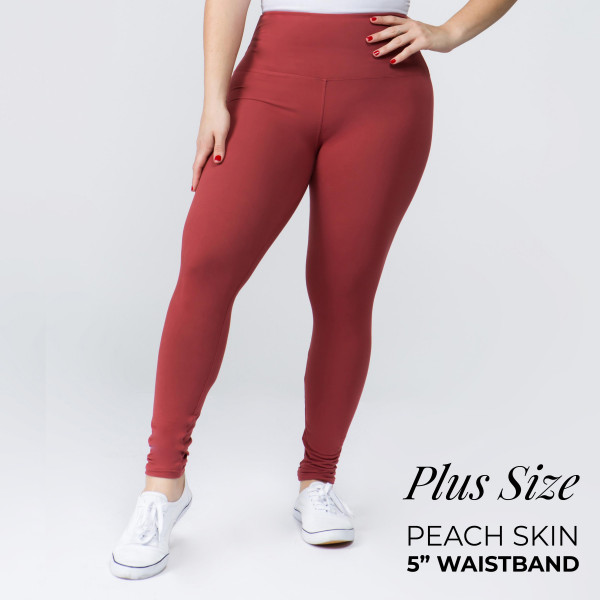 Wholesale plus Mix Brand peach skin leggings seamless chic must have every ward