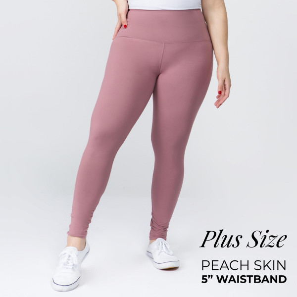 Wholesale plus Mix Brand peach skin leggings seamless chic must have every ward