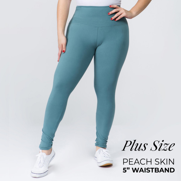 Wholesale plus Mix Brand peach skin leggings seamless chic must have every ward