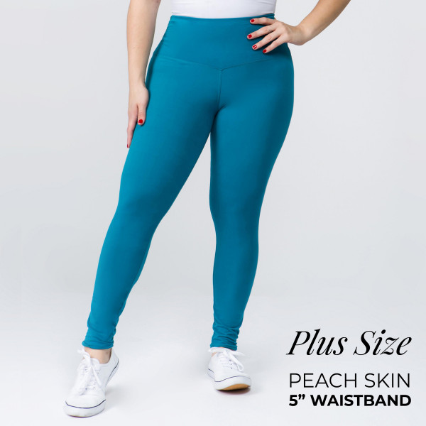 Wholesale plus Mix Brand peach skin leggings seamless chic must have every ward