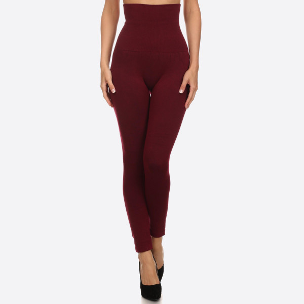 Wholesale waist Cotton Compression Leggings Tummy Control extra hold waist legg