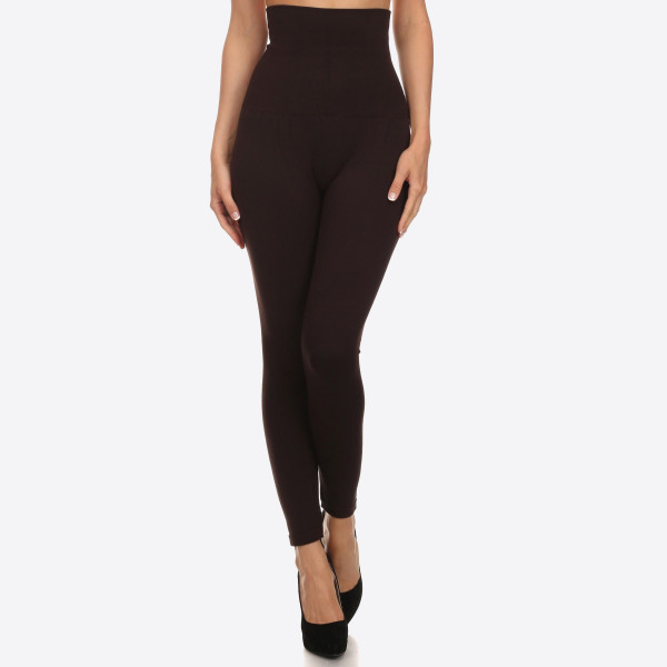Wholesale waist Cotton Compression Leggings Tummy Control extra hold waist legg