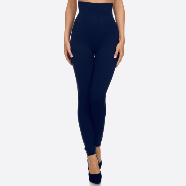 Wholesale waist Cotton Compression Leggings Tummy Control extra hold waist legg