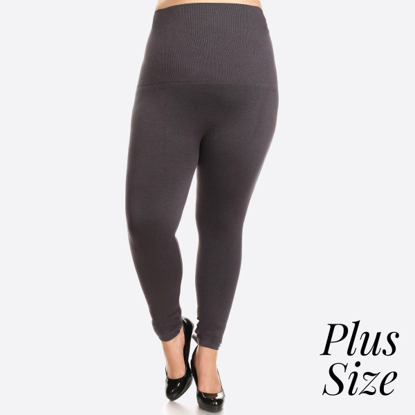 Wholesale waist Cotton Compression Leggings Tummy Control extra hold waist legg