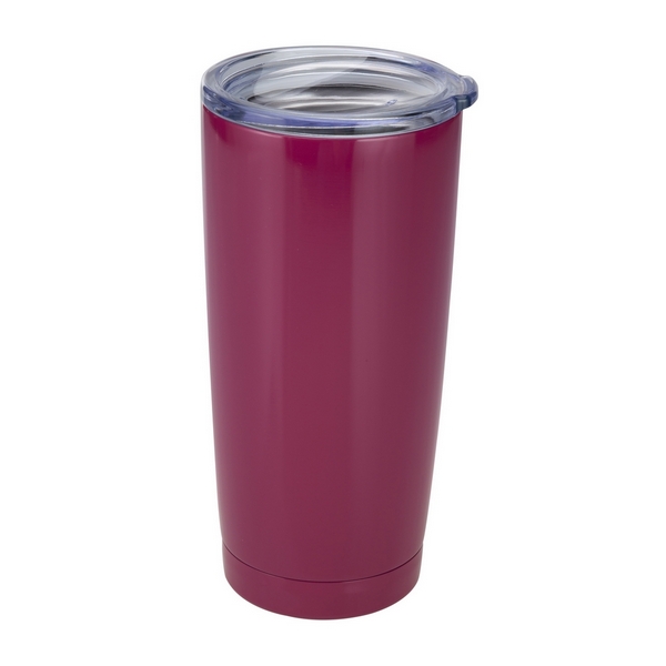 Wholesale plum tumbler cup vacuum insulation grade stainless steel BPA free push