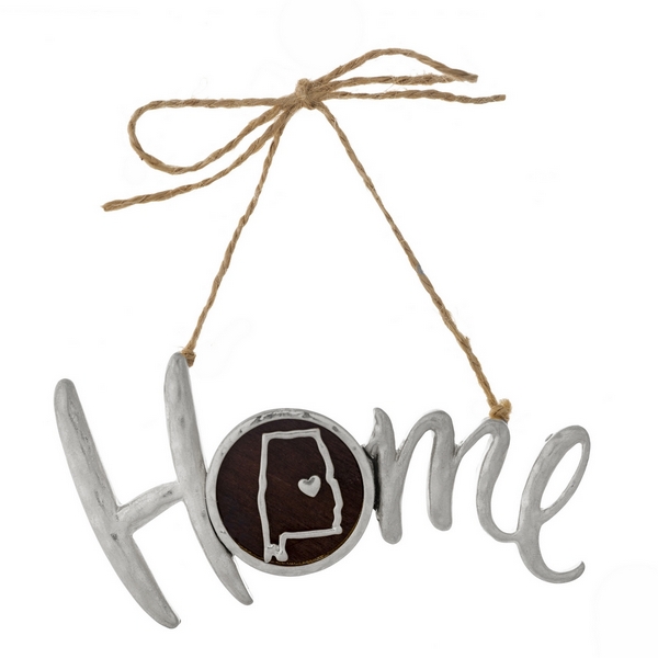 Wholesale hammered silver Home jute hanging cord state Alabama Can be used multi