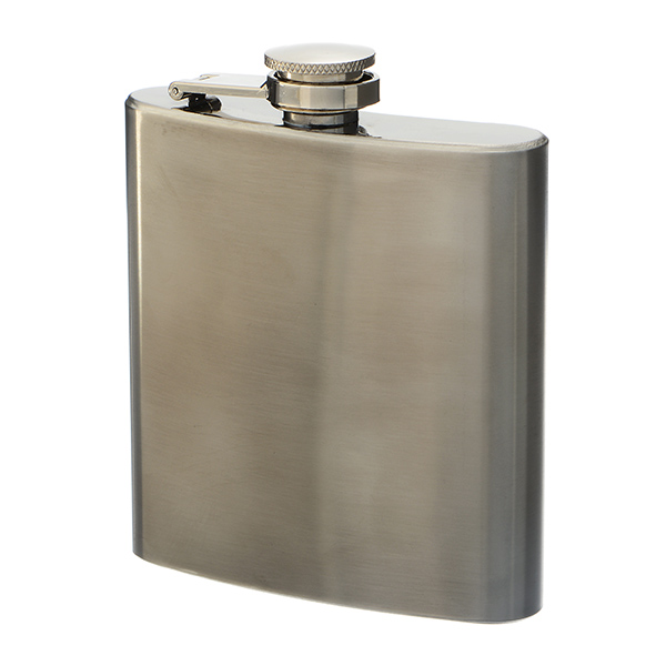 Wholesale silver stainless steel oz flask Dimensions Can be monogrammed covered