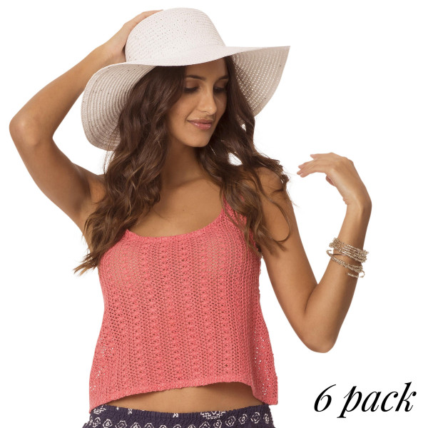 Wholesale electric Nova Crochet Tank top Pack S M L XL Way stretch crochet tank