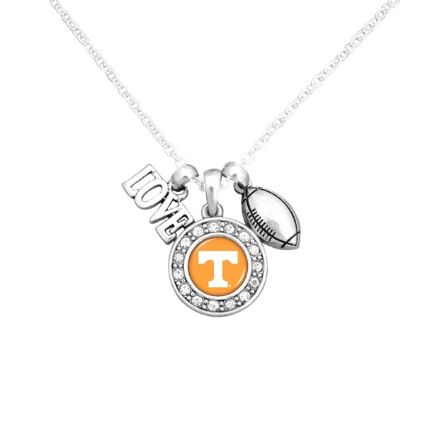 Wholesale officially licensed Silver chain necklace cluster pendant Love footbal