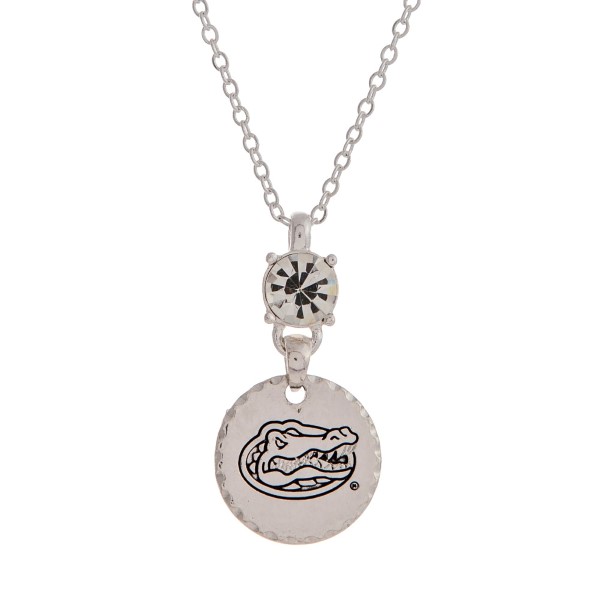 Wholesale silver necklace officially licensed Florida State Seminoles pendant