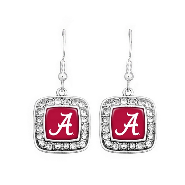 Wholesale silver officially licensed University Alabama square crystal trim scri
