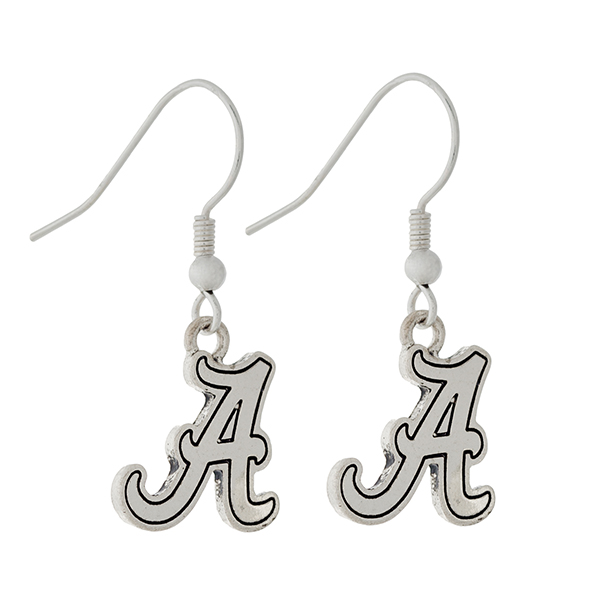 Wholesale silver official licensed University Alabama earrings Charm Overall